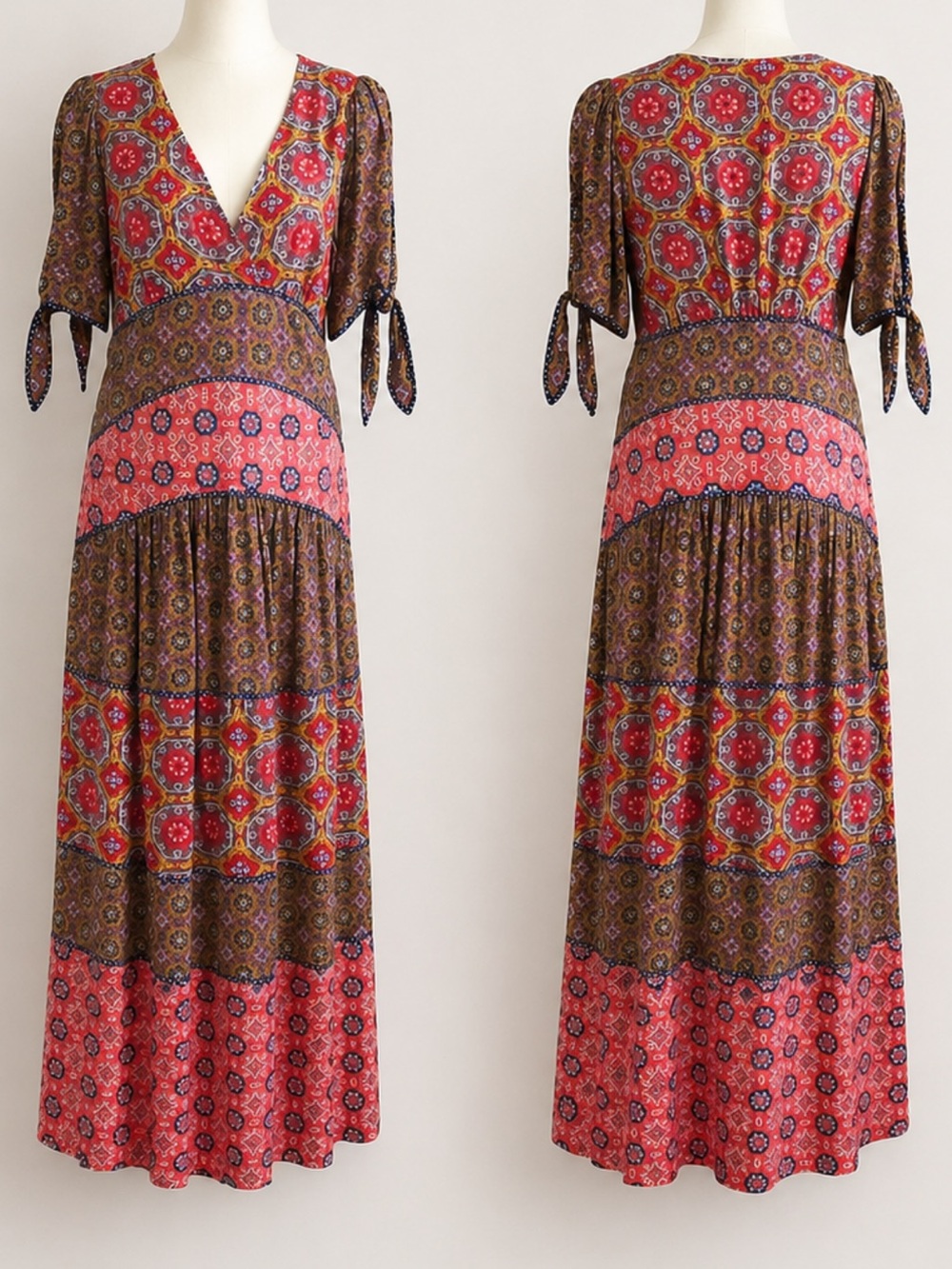 Maeve by Anthropologie Eder Tiered Maxi Dress - Picture 2 of 7